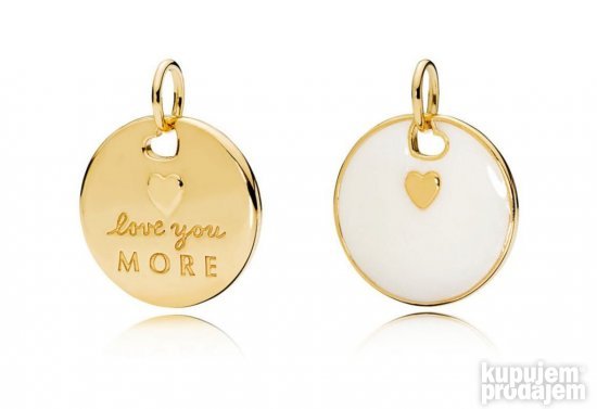 PANDORA Shine Love You More srebro ale 