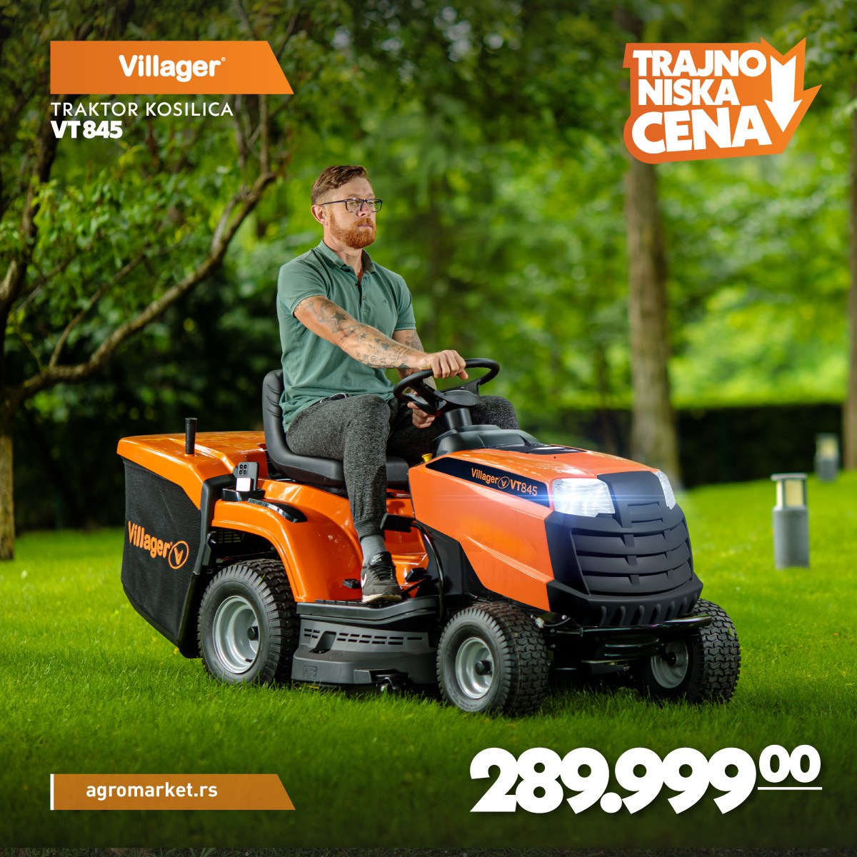 Villager Traktorska Kosilica - Trajno Niska Cena