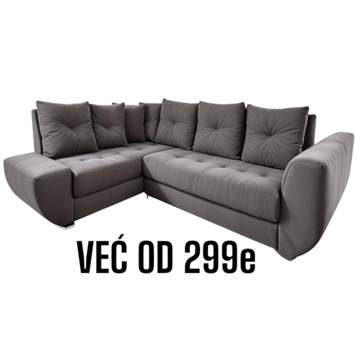 Ugaone garniture, trosedi, francuski ležajevi.Super cene!