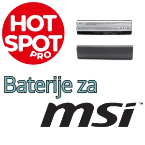 BATERIJE za MSI laptop - svi modeli - NOVO SA GARANCIJOM