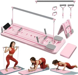 Pilates set sa pilates šipkom i elastičnim trakama