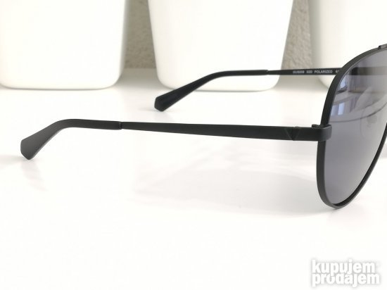GUESS Crne Polarizovane Aviator Naočare Original Nove
