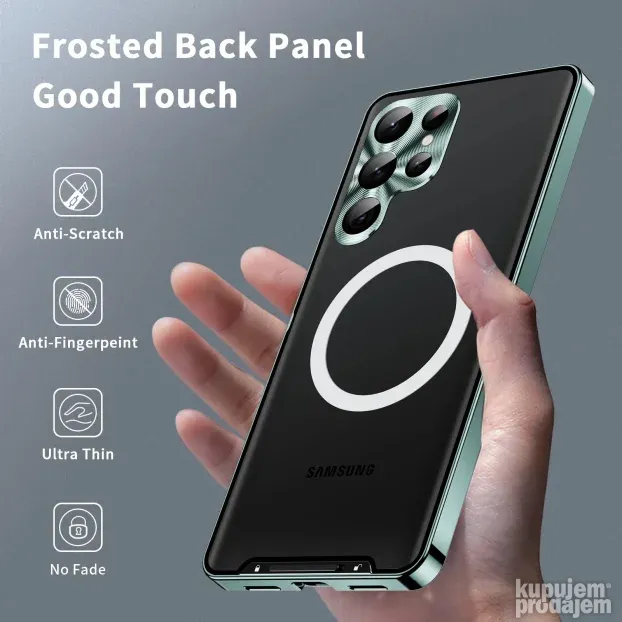 Samsung S22 Pro Megasafe Wireless charge Magnetic case CRNA