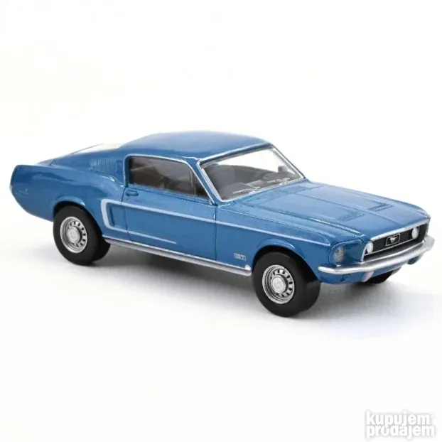 NOREV Ford Mustang GT Fastback 1968 Acapulco Blue , 1:43