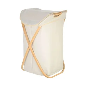 Sklopiva korpa za veš bambus Estia