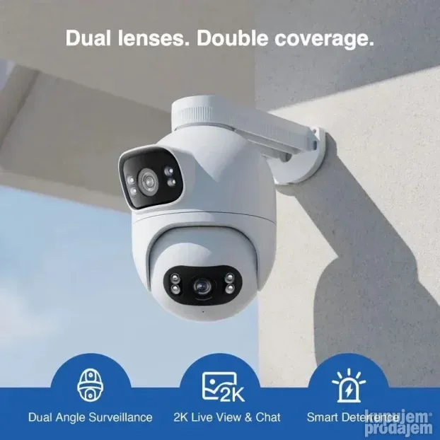 IMILAB EC6 Dual 2K WiFi Plug-in Spotlight Camera