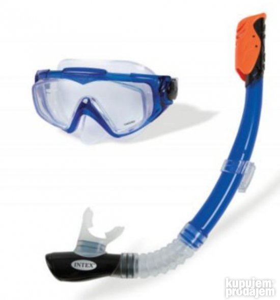 Maska i disaljka SILICONE AQUA SPORT SWIM SET Intex