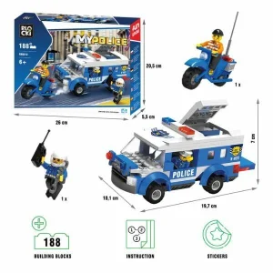 Kocke POLICIJSKA vozila sa figurom 188 komada