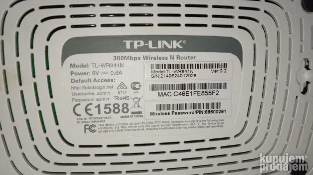 Tp link TL-WR841N 300mb ruter