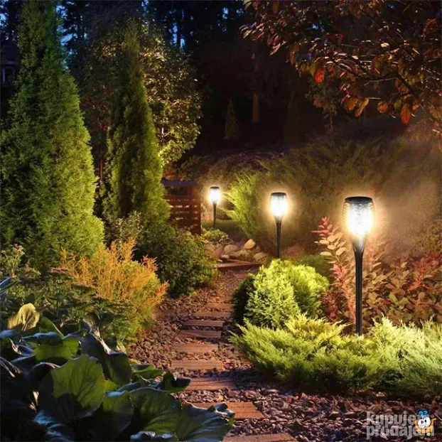 SOLARNA baklja  baštenska LED srednja h=58cm/SET 2 kom=1.800