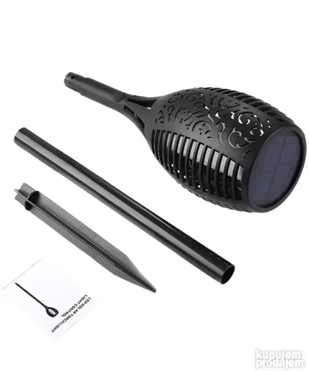 SOLARNA baklja  baštenska LED srednja h=58cm/SET 2 kom=1.800