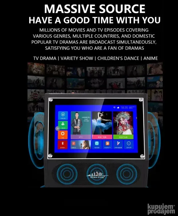 KARAOKE sistem sa Monitorom MASINA Karaoke