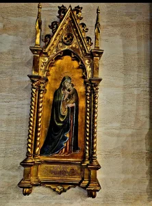 Stara ikona iz antikvarnice u Milanu, katarin gold pozlata