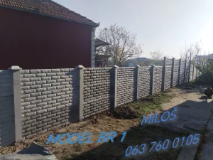 Betonske Ograde izrada + Ugradnja