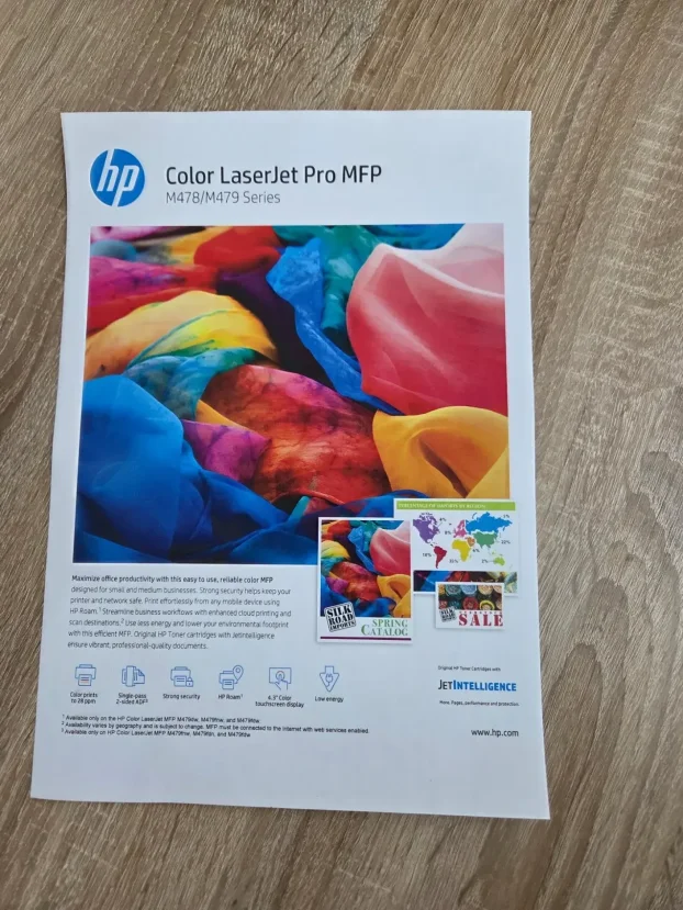 HP M479fdn kolor laserski MFP duplex lan usb toneri 20-60%