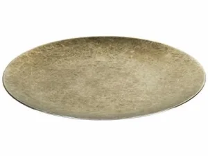 Dekorativni Okrugli Tanjir Zlati 33 cm – LIVARNO HOME