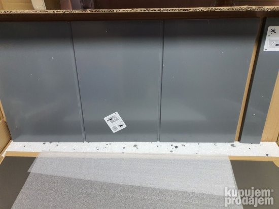 Viseci ormaric za kupatilo 37x77x23cm - Trendteam sivi
