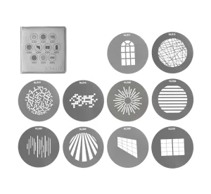 NANLITE BM Bowens Projection Attachment Gobo Set 1 (10 kom)