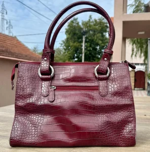 Ženska torba "David Jones" bordo