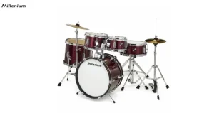 Millenium Focus Junior Drum Set Red