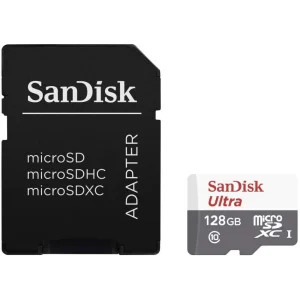 Sandisk Ultra 128gb Microsdxc 10 Mb/s Sdsqunr-128g-gn6ta