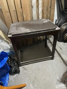 Drveni braon stocic 60x40