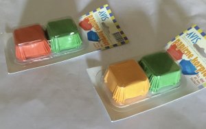 KORPICE papirne, 380 kom, osam boja, za kolače