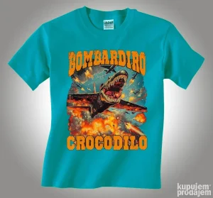 Majica Italian brainrot-Bombardino crocodilo (u više boja) 3
