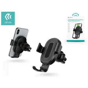DEVIA Sensor wireless charger 10W ventilation grille black