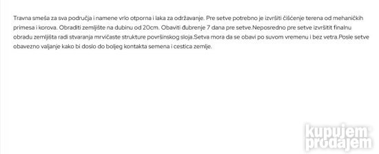 Greenfield Travna smesa 1kg Mediteran&Fun