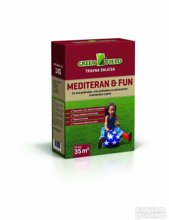 Greenfield Travna smesa 1kg Mediteran&Fun