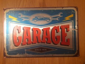Garage tabla 20x30cm lim