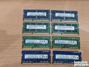 4gb ddr3 Sodimm komad 500din ( vise komada )