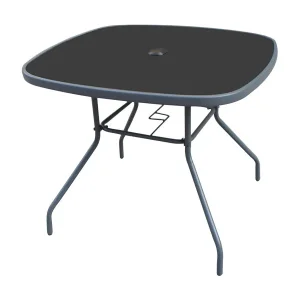 Metalni sto kvadratnog oblika 90 x 90 x H.72 cm