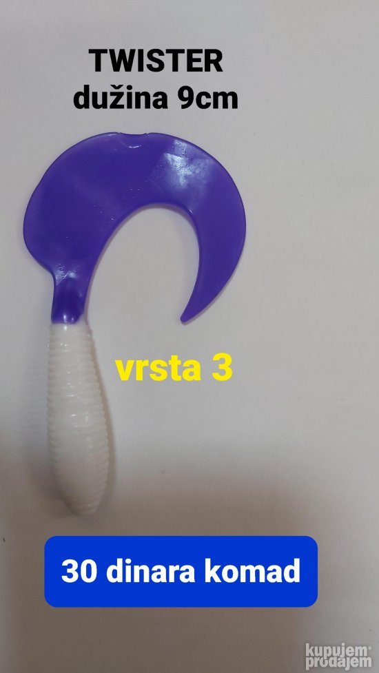 novi silikonski mamci pešovi šedovi tvisteri 20,30,40din