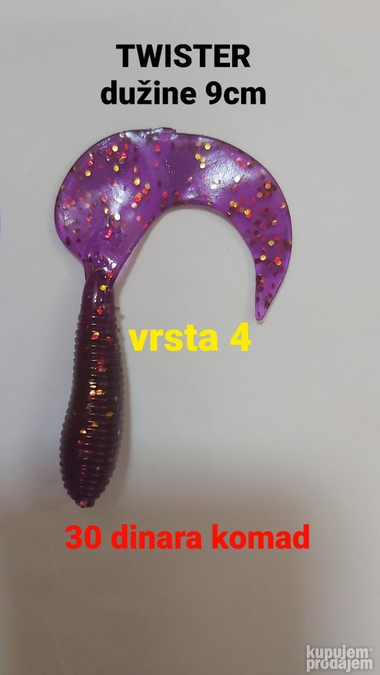novi silikonski mamci pešovi šedovi tvisteri 20,30,40din