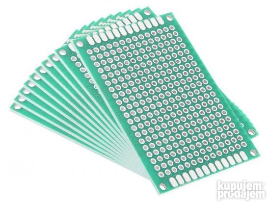 PCB raster pločica (dvostrani vitroplast) 60 x 40mm - KupujemProdajem