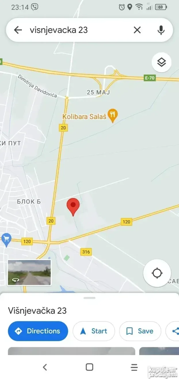 Auto plac, otpad, radionica 400m2 /RUS izdaje se ili prodaje