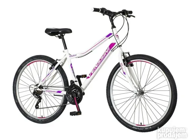 Venssini modena MTB bicikla belo roza