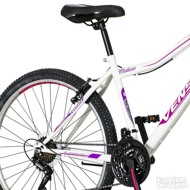 Venssini modena MTB bicikla belo roza