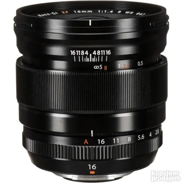 Fuji Xf 16mm F1.4 R Wr Objective Black
