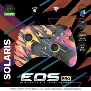 Joypad wireless Fantech WGP15 EOS PRO multiplatform RGB rinb
