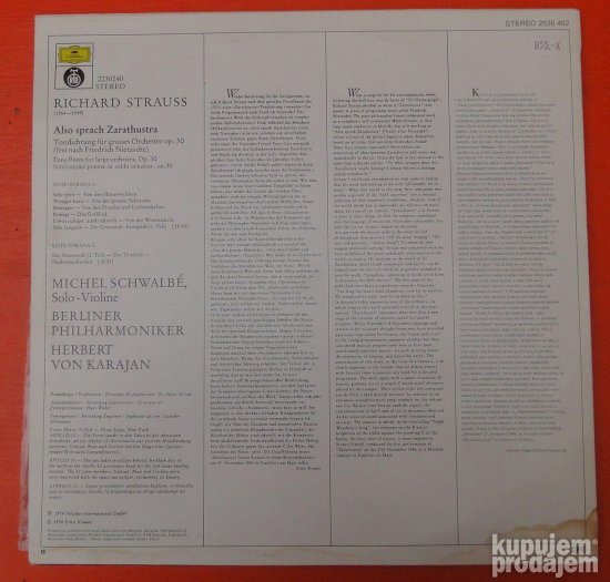 Richard Strauss Herbert von Karajan