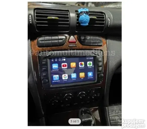 Mercedes W209 W203 CLK Android Multimedija USB GPS Navig Kam
