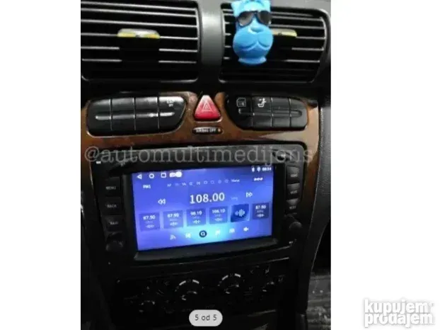 Mercedes W209 W203 CLK Android Multimedija USB GPS Navig Kam