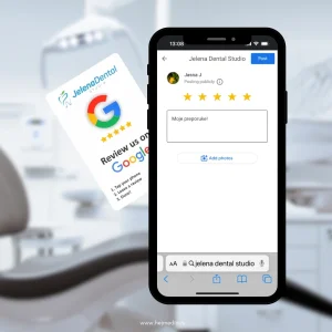 Kartice za Google recenzije