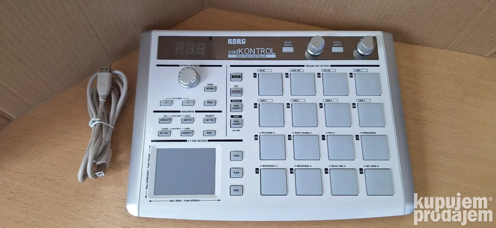 Korg KPC-1 padKontrol 16-Pad Midi Studio Controller Keyboard