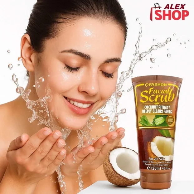 Prirodni piling za lice sa kokosom dubinsko čišćenje