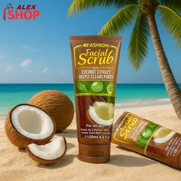Prirodni piling za lice sa kokosom dubinsko čišćenje