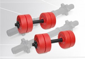 Tegovi - tegovi set od 14kg tegovi / tegovi i šipke 2 x 7kg